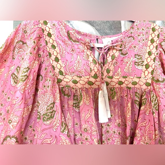 🆕 Cleobella Magdalena Wildflower Certified Organic Cotton Mini Dress - Picture 15 of 16